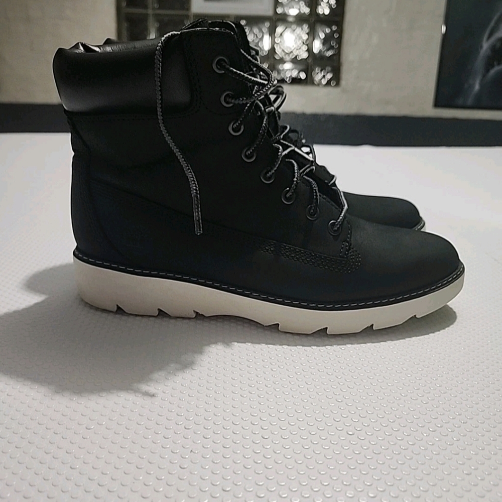 Women's Timberland Keely Field 6-inch Pre Owned Good Condition Size 7.5 Black - Picture 4 of 16